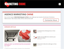 Tablet Screenshot of marketing-chine.com